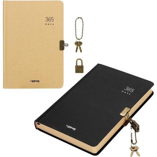 Carnet De Notes En Cuir Avec Cadenas à Combinaison – Dragon Gravé, Papier Ligné/Vierge B6, Vin
