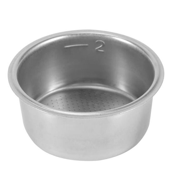 Filtre Café 51mm Inox - Pour DeLonghi, EUPA, Donlim - Panier Non Pressurisé Dose Simple