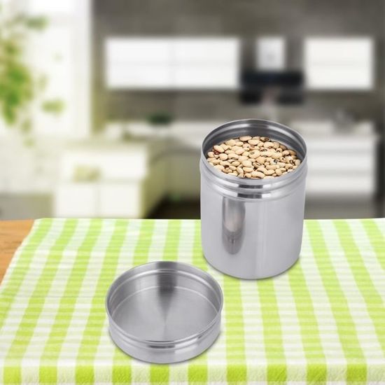 Pot à Grains De Café En Verre Scellé - Rangement Vacuum 500ml/1100ml/1700ml - 5