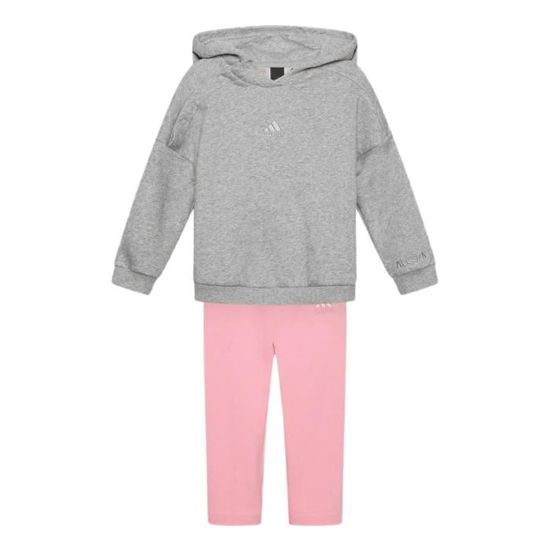 Ensemble Gris/Rose Fille Adidas HN3483