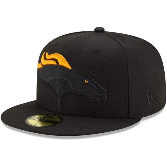 New Era 59Fifty Ajusté Casquette - Éléments Denver Broncos - 7 1/4 - Prêt-à-Porter