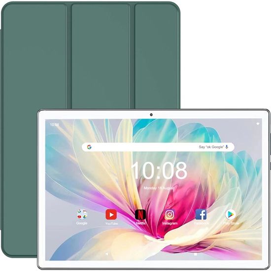 Tablette Android 12 Kinstone 10.1" - 8 Go RAM / 256 Go ROM - Processeur Octa-Core - Batterie 6000 MAh - WiFi 5G - Double Caméra