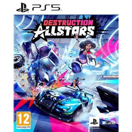 Jeu de voiture de course racing DESTRUCTION ALLSTARS pour PS5 Playstation 5 best games