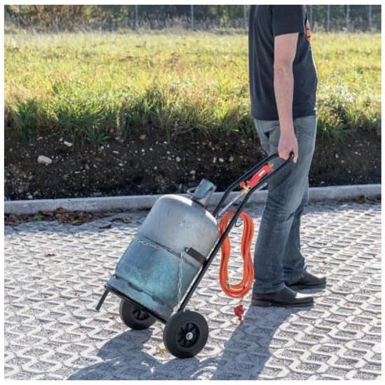 Chariot à 2 roues Acier ø45mm - M12 - avec roulements pour porte coulissante suspendue - charge
