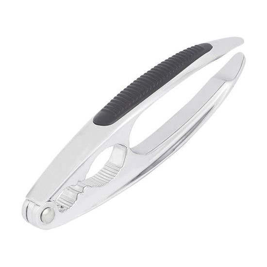 Casse-noix Manuel Avec Poignée Antidérapante - Pince Pour Noix, Noisettes, Amandes, Fruits De Mer - 17 Cm, Métal Et ABS