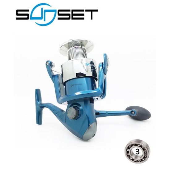 Moulinet Spinning Sunset Sunrush SW 8004FD - Moulinets mer