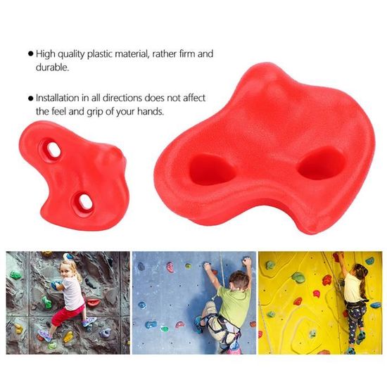 Set de 5 Prises/Poignées d'escalade en plastique pour les enfant 3-7ans Set de 5 Prises/Poignées d'escalade en plastique pour les enfant 3-7ans