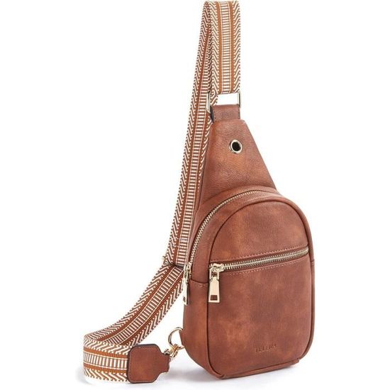 Petit Sac Bandoulière ZMDB Pour Femme/fille - Cuir PU - Besace élégante - Neuf Avec étiquettes