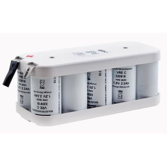 Batterie NiCd 10x C VRE 10S1P ST2 12V 2.3Ah Cosse - Cdiscount