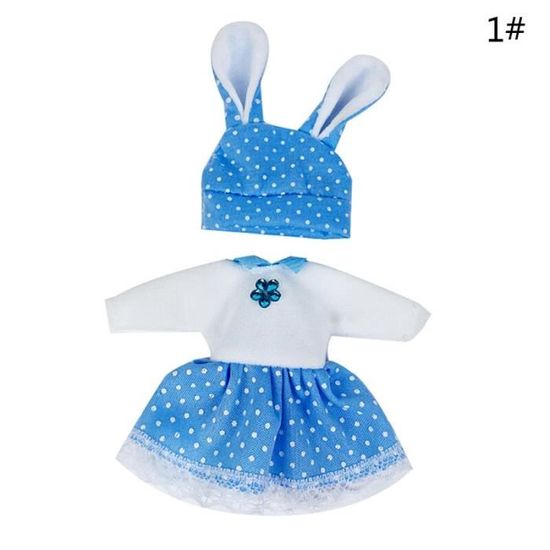 DeAO Enseble De Vêteents De Poupée Hawaïenne, Poupées à Habiller