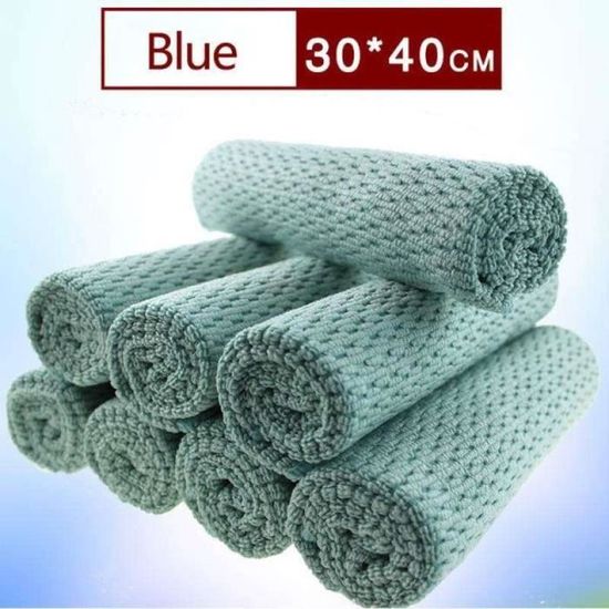 Serviette Rafraîchissante Mission Originale - Microfibre Bleue 10x33 Pouces
