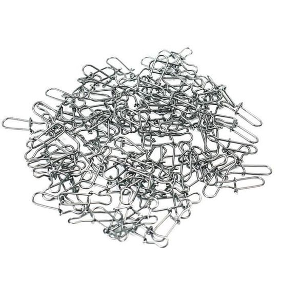 Mer PATIKIL Emerillon Roulant Pêche Avec Accrochage Snap, 20 Paquet 31lb Emerillon Peche