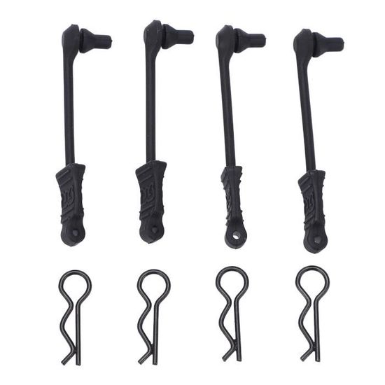 Zerone RC Body Clip Retainer, Black Car Body Clip Retainer for Arrma