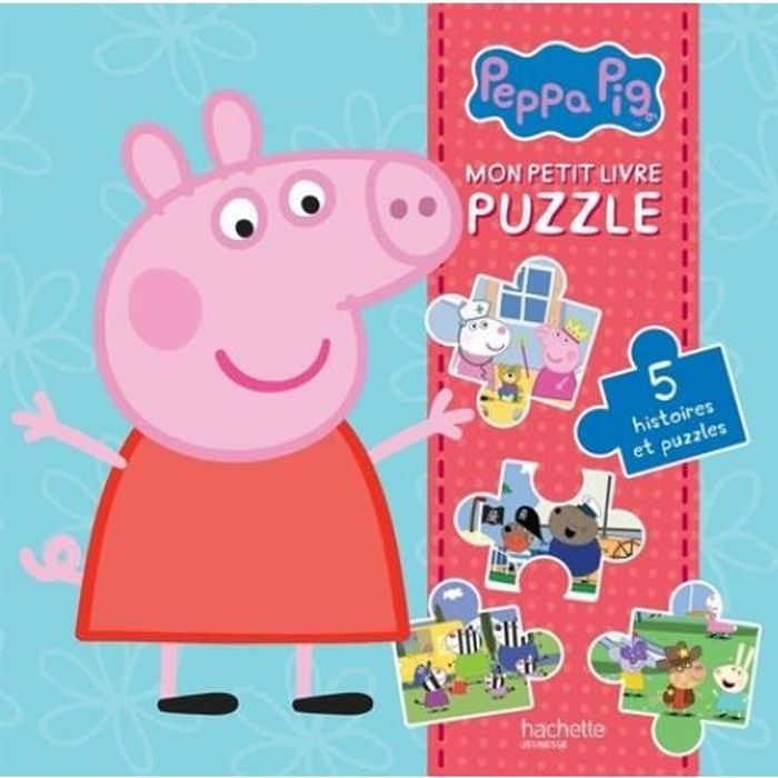Mon petit livre puzzle Peppa Pig. 5 histoires et puzzles