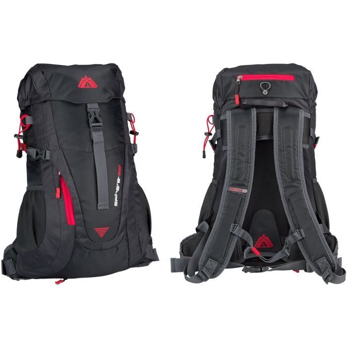 Abbey Sac à dos Aero-Fit Sphere 35 L Anthracite et rouge 21QC-AGR-Uni