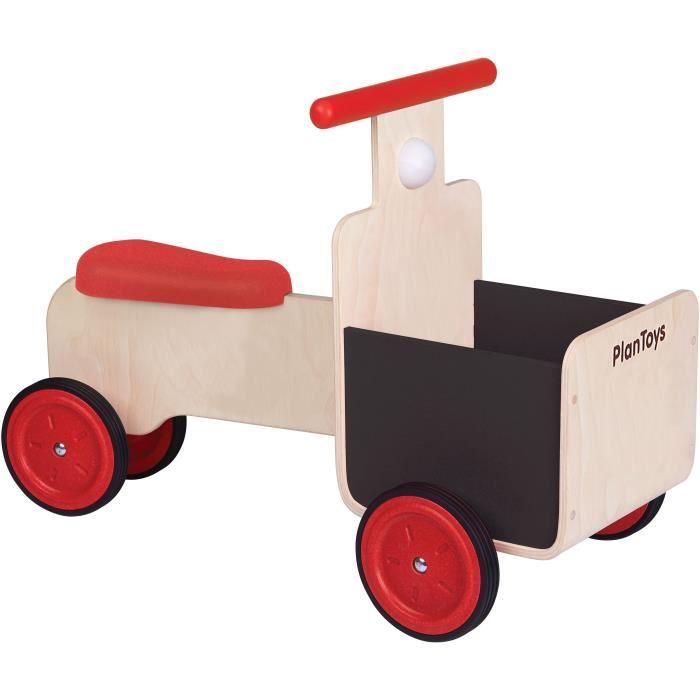 PLAN TOYS Jeu en bois Tricycle avec bac