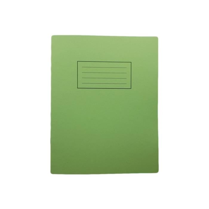 LOT DE 5 PETITS CAHIERS D’EXERCICES – 80PAGES A5 - VERT