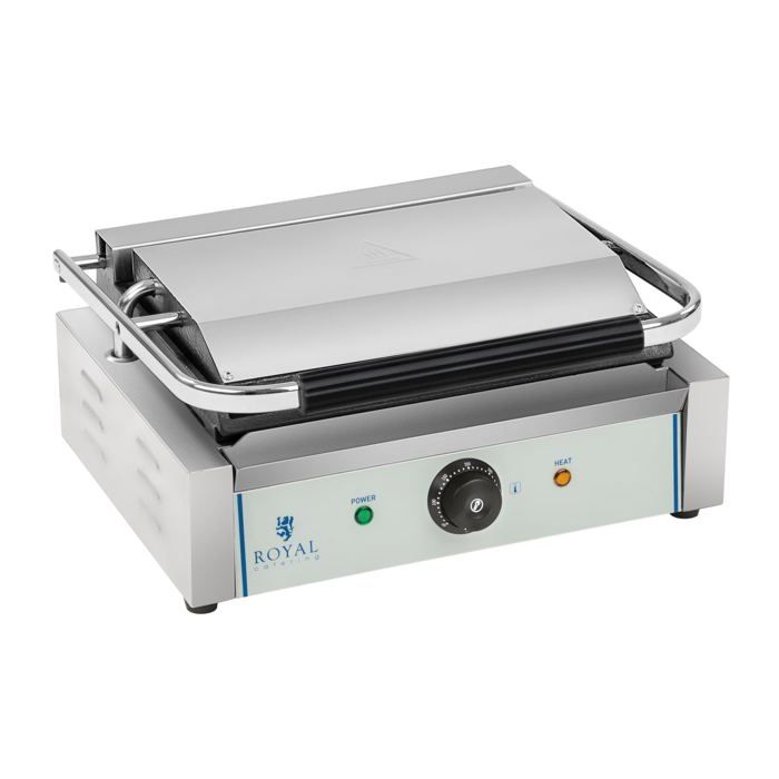 Machine à panini - 1 x 2.200 watts acier inox professionnel 3614034