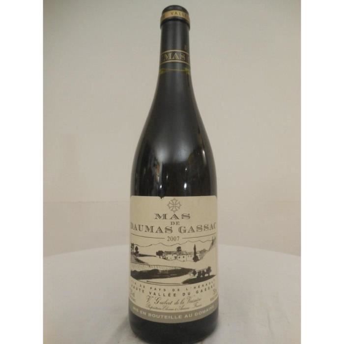 VDP de l'hérault mas de daumas-gassac rouge 2007 - languedoc france