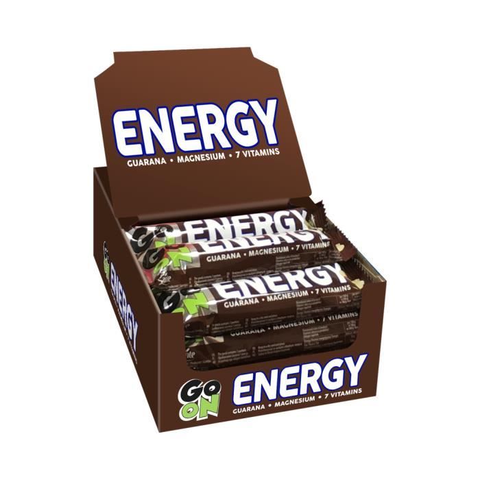 Barre énergétique 24x50g Cacahuètes-Caramel Go On Nutrition Barre Energetique - Gateau Energetique