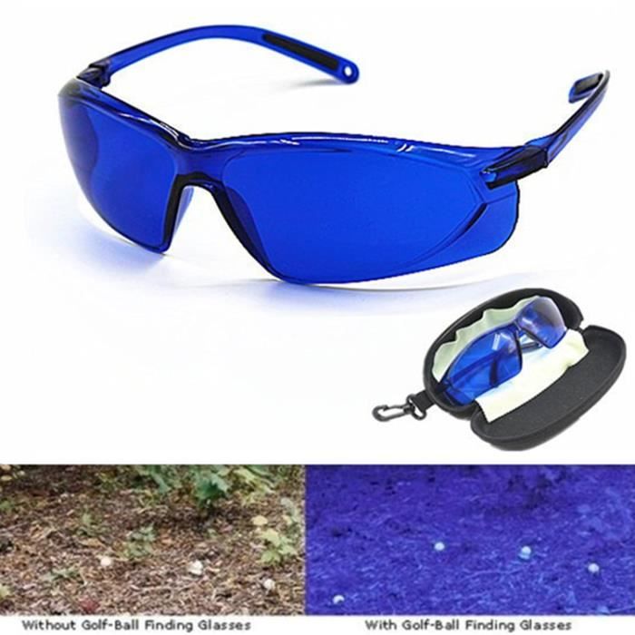 Lunettes de recherche de golf, lunettes de vue professionnelles de chercheur de balle de Golf, expédition avec étui