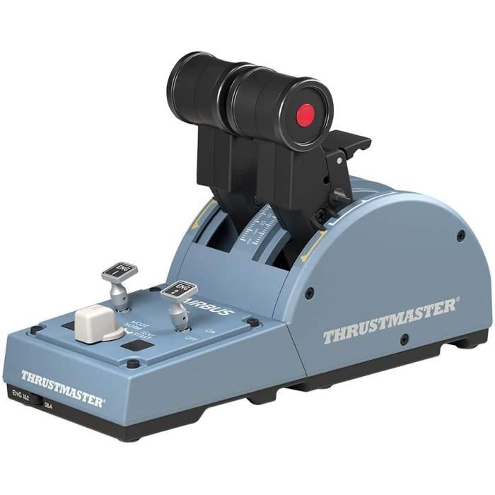 Thrustmaster TCA Quadrant Airbus Edition –Réplique ergonomique du Quadrant de vol Airbus, Technologie magnétique - Compatible PC