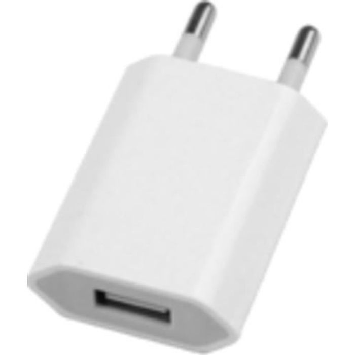 Adaptateur chargeur prise secteur murale 220V vers USB