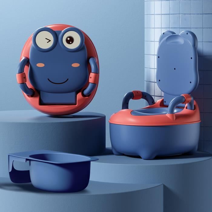 HENGMEI Bleu Pot de bébé Enfants Potty Siège de Toilette portable Toilettes