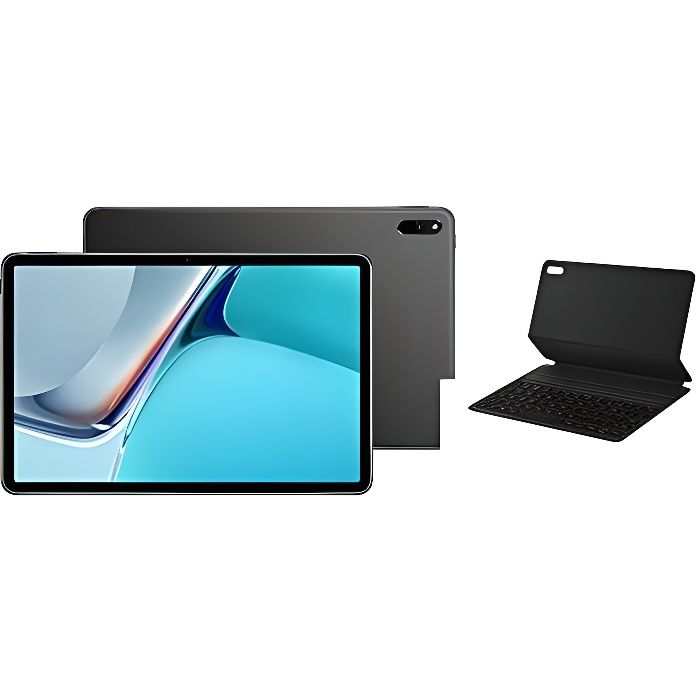 HUAWEI MatePad 11 Tablette Wi Fi + Clavier AZERTY Magnétique, Ecran FullView de 11-, 6 Go RAM, 64 Go ROM, Wi Fi 6, AppGallery, Gris