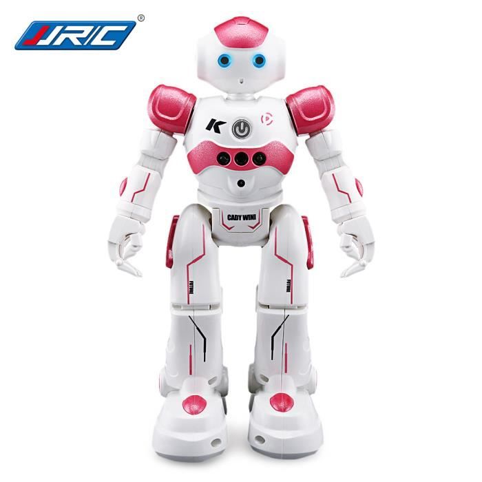 Goolsky JJR - C Robot R2 CADY WINI Programmation Intelligente Gesture Control Robot RC Toy Gift pour Enfants Divertissement Rose