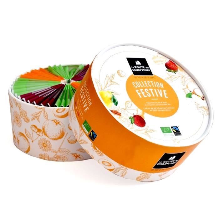 Coffret Collection Festive - 48 sachets Thé et Infusion Bio