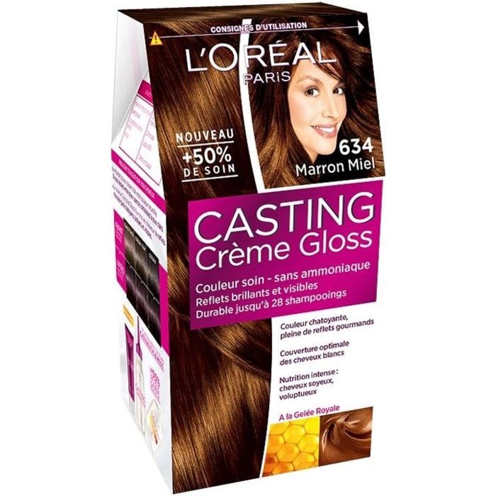 CASTING Crème L'Oréal Paris - Coloration 634 Marron Miel