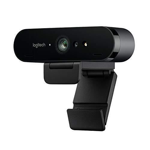 Logitech Brio Stream Webcam, Diffusion Vidéo Full HD 1080p à 60ips, Débit d'Image Ultra-Rapide, Correction d'Éclairage HD, Pour Skyp