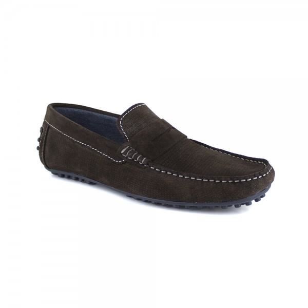 Mocassin J.Bradford Cuir Marron JB-VELERO - Couleur - Marron