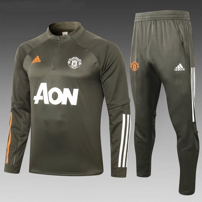 Survêtements Foot Homme Manchester United - Maillot Foot Enfants Garçon Homme 20-21 Survêtements Foot Maillot de Foot