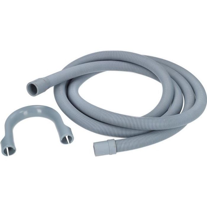 Kit de rallonge de tuyau de vidange de rechange pour machine à laver, sèche-linge et lave-vaisselle (2m)