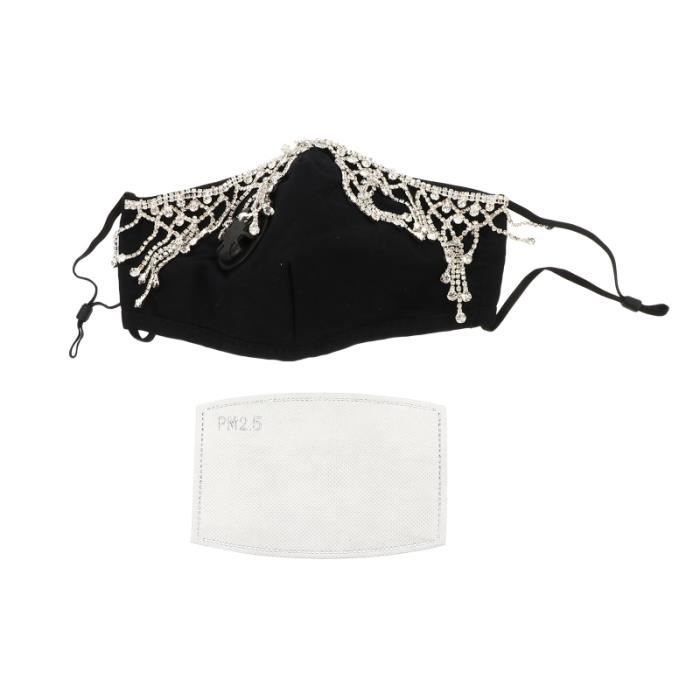 1pc exquise partie couverture du visage décor masque mode de fête MASQUE DE VOYAGE