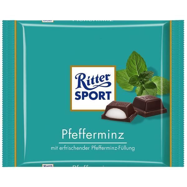 Ritter Sport menthe poivrée 5 x 100g