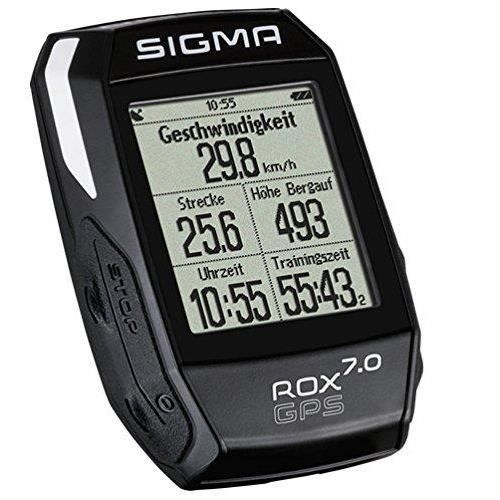 Sigma 01004 Compteur de vélo GPS Mixte Adulte, Noir