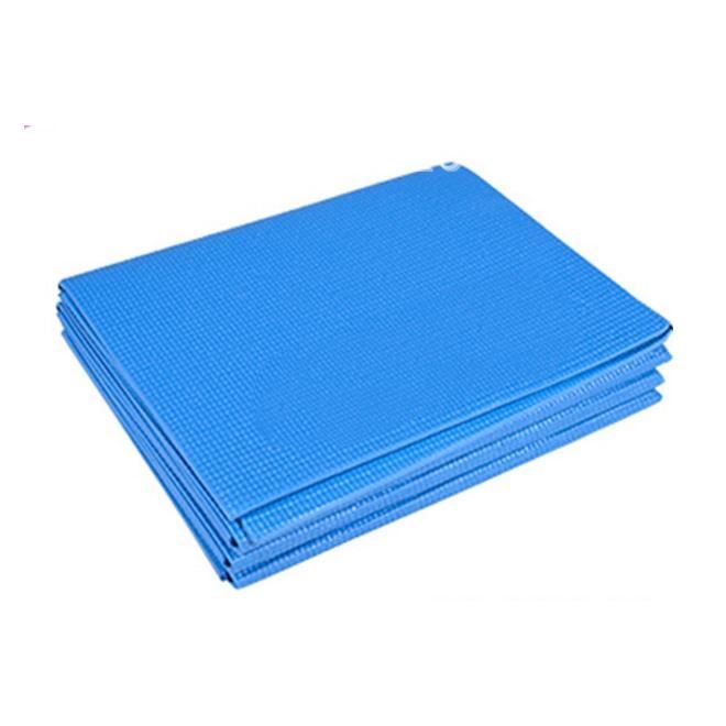 Tapis de Yoga Pliable en PVC Tapis D'Exercice ÉPais AntidéRapant Pliant Gym Tapis de Fitness Pilates Fournitures Tapis de Jeu au