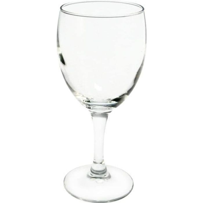 Lot de 12 verres à vin en verre sodocalcique - 14,5 cl