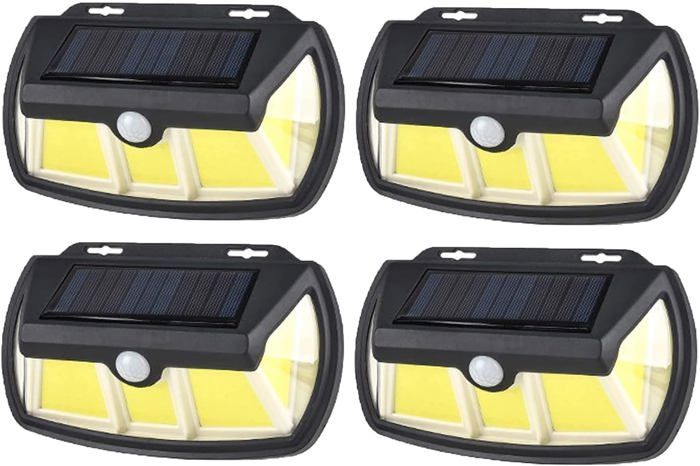 Lampe Solaire, Applique Murale De Jardin Extérieure Smart Pc Led Haute