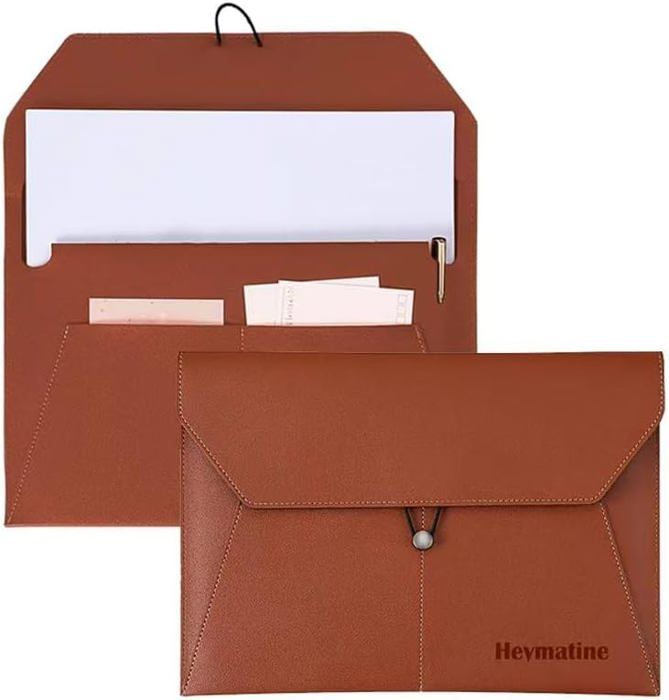 Porte-documents en cuir pour voiture