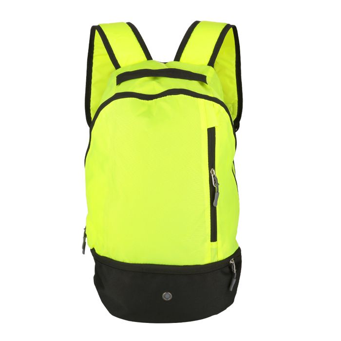 Sac à dos multifonctionnel pour ballon de football sac à bandoulière pour sports de plein air (vert)