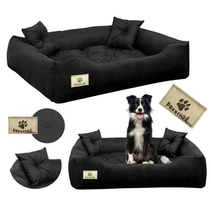 Comparer les prix de Panier pour chien PRESTIGE 75x65 cm imperméable noir