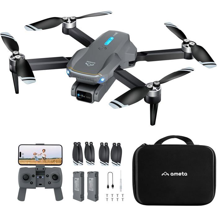 Drone - AMETA - S20 Lite - Caméra 4K - 36 min de vol - Moins de 250g