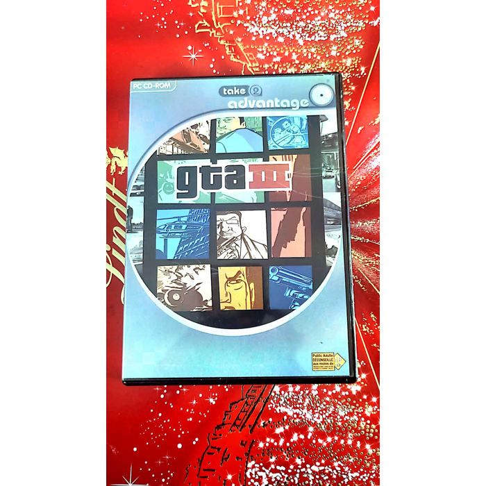 Gta III – Grand Theft Auto III – Jeu PC Cd-Rom – Action / Monde Ouvert – Rockstar Games