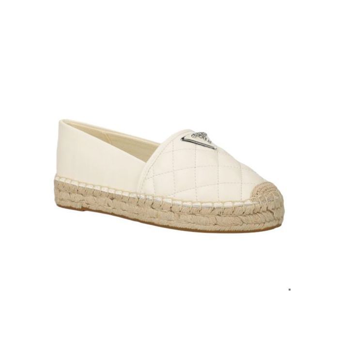 Guess Espadrilles Femme Quilted Guess Jolanda Beige Cuir Écologique Taille 36 EU