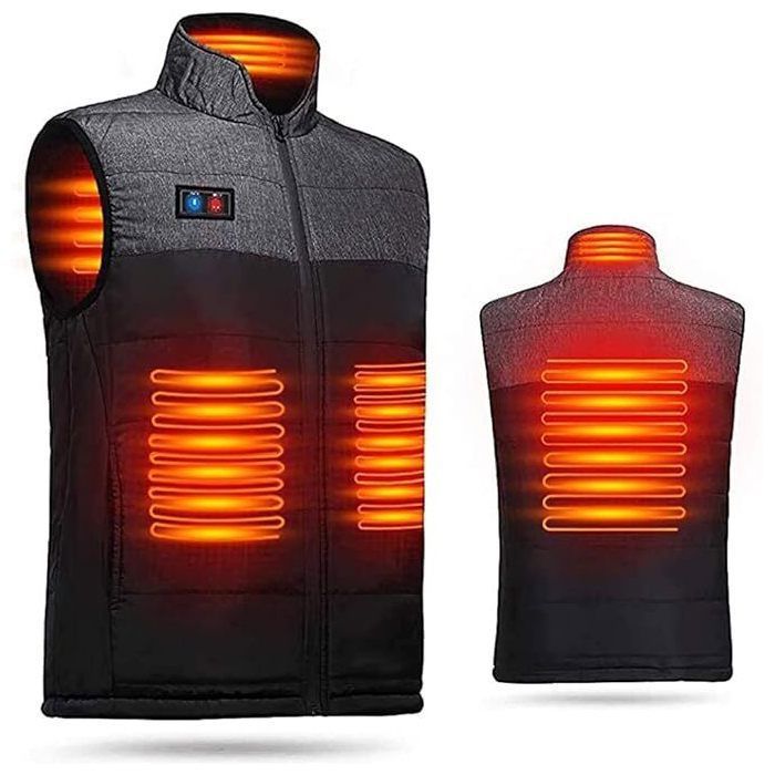 Gilet Chauffant Homme Avec Contrôle APP - Veste Chauffante