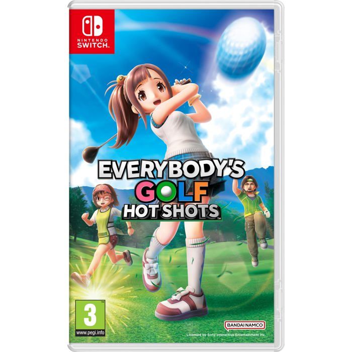 Jeu vidéo Nintendo Switch Bandai Namco Everybodys Golf Hotshots Multijoueur local Mode Défi Wacky Golf
